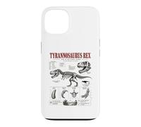 Custodia per iPhone 13 Tyrannosaurus Rex Fossil Guide Museo Anatomia Arte