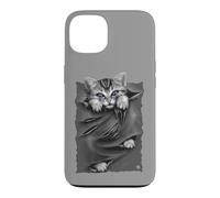 Custodia per iPhone 13 Ufficiale Spiral Bright Eyes Kitten Gothic Fantasy