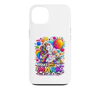 Custodia per iPhone 13 Unicorno per ragazze Dot Day Make Your Mark Art Teacher Kids School