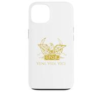 Custodia per iPhone 13 Veni Vidi Vici - Citazione latina Giulio Cesare - Roma antica