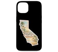 Custodia per iPhone 13 Venice Beach California tropicale acquerello souvenir