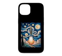 Custodia per iPhone 13 Viaggio di fisica della squadra scientifica del lancio del razzo dello Space Shuttle Nerdy