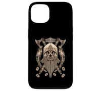 Custodia per iPhone 13 Viking Skull with Beard - Viking Axe - Viking Drinking Horn