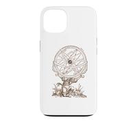 Custodia per iPhone 13 Vintage Atlante Greco Dio mitologia Titano Dio Storia Arte