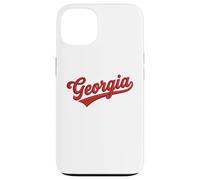 Custodia per iPhone 13 Vintage Georgia Script Classic Embroidered Style