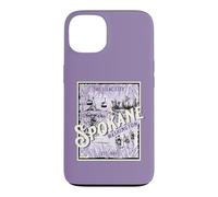Custodia per iPhone 13 Vintage Spokane Washington The Lilac City Carousel Cascata