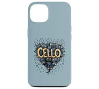 Custodia per iPhone 13 Violoncello Cat Classic Music Violoncello Kitten Violoncello Violoncello Violoncello