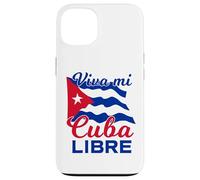 Custodia per iPhone 13 Viva Mi Cuba Libre Sventolando Bandiera Cubana Patriot