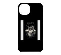 Custodia per iPhone 13 We Are All Dogs In God's Hot Car Funny Dog Meme