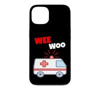 Custodia per iPhone 13 Wee Woo Funny Ambulance EMR EMS Paramedic First Responder