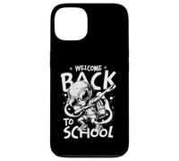 Custodia per iPhone 13 Welcome Back To School Alien Dab Illustration Cool Student