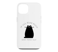 Custodia per iPhone 13 When all else fails, hug your cat