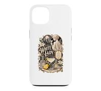Custodia per iPhone 13 White Lady - Elegante cocktail di mezzanotte
