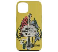 Custodia per iPhone 13 Wicked Don’t Hide Your Magic Floral Broom