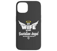Custodia per iPhone 13 Wife Is My Angel She Watches Over Me In Memory