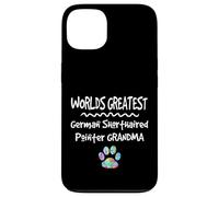 Custodia per iPhone 13 Worlds Greatest Tedesco Capelli Corti Puntatore Nonna Cane Zampa