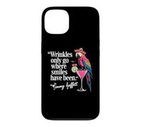 Custodia per iPhone 13 Wrinkles Only Go Where Smiles Have Been Cute Parrot Mexican