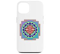 Custodia per iPhone 13 Yantra Meditazione Design Simbolo Tradizione Indù
