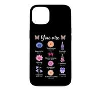 Custodia per iPhone 13 You Are Flower Beautiful Christian Religious Bible Verse