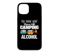 Custodia per iPhone 13 You Know What Rhymes With Camping Alcohol Lover