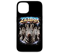 Custodia per iPhone 13 Zebra Heavy Metal Concerto di musica Animal Rock N Roll anni '80