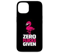 Custodia per iPhone 13 Zero Flocks Given fenicottero umorismo sarcastico