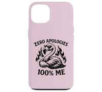 Custodia per iPhone 13 Zero scuse 100 Me Confident Flamingo