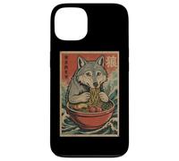 Custodia per iPhone 13 Zuppa giapponese della tazza di Ramen del lupo del Giappone Food Noodle Cup Soup