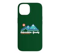Custodia per iPhone 14 Adventure Ready Scouting America Outdoor Mountains Hiking