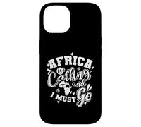 Custodia per iPhone 14 Africa Calling e io dobbiamo andare Continente