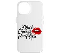 Custodia per iPhone 14 African American Mother's Day Black Mom Queens Plump Lips