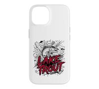 Custodia per iPhone 14 Aggressivo Lago Trota Grande pesca Laghi Deep Strike