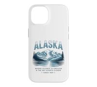 Custodia per iPhone 14 Alaska Dove il Silenzio è Infinito e il Cielo è Più Vicino