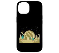 Custodia per iPhone 14 Alien Planet Paesaggio con Strano Flora
