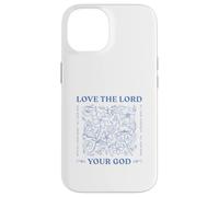 Custodia per iPhone 14 Ama il Signore tuo Dio con tutto il tuo cuore Luca 10:27