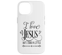 Custodia per iPhone 14 Amo Gesù, ma maledico un piccolo Dio religioso