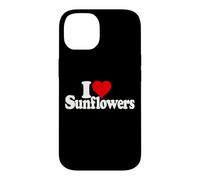 Custodia per iPhone 14 AMO I GIRASOLI A CUORE