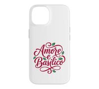 Custodia per iPhone 14 Amore e Basilico Italian Love Basilico Food Lover