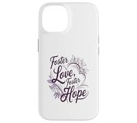 Custodia per iPhone 14 Amore e Speranza Accoglienza e Famiglia Unita