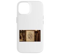 Custodia per iPhone 14 Anatomico Cuore Schizzo Da Vinci Vintage Scienza Medica