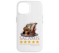 Custodia per iPhone 14 Antico Trireme greco - Battaglia Di Salamina - Meme Storia
