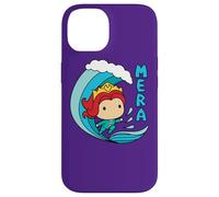 Custodia per iPhone 14 Aquaman Movie Chibi Mera and Mermaid Wave