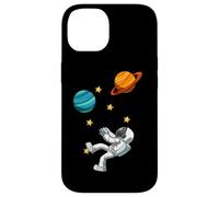 Custodia per iPhone 14 Astronauta Che Fa Bouldering Arrampicatore Spaziale