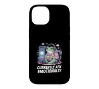 Custodia per iPhone 14 Attualmente Afk Emotivamente Gamer Frog