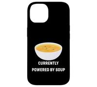 Custodia per iPhone 14 Attualmente alimentato da Soup Funny Cozy Comfort Food Design