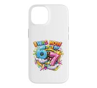 Custodia per iPhone 14 Avevo 6 anni Ora sono 7 Drip Six Seven 7th Birthday Ice Cream Drip