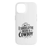 Custodia per iPhone 14 Avrei dovuto essere un cowboy vintage umorismo occidentale