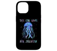 Custodia per iPhone 14 Awesome Cute UnderWater This Girl loves her JellyFish