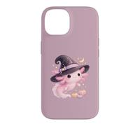 Custodia per iPhone 14 Axolotl - Cappello magico da mago per Halloween, fantasia kawaii