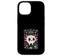 Custodia per iPhone 14 Axolotl Teschio Kawaii Arte Gotica Pastello
